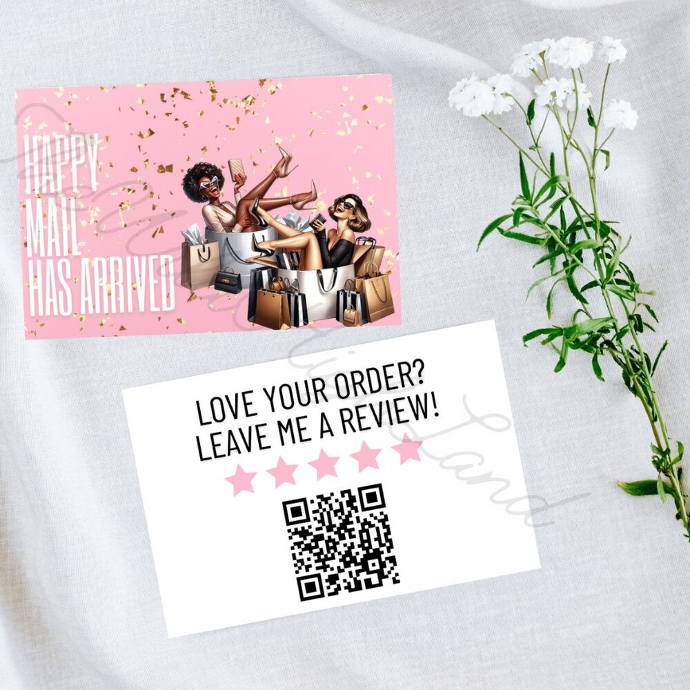 Pink Thank You Cards, Custom Cards
